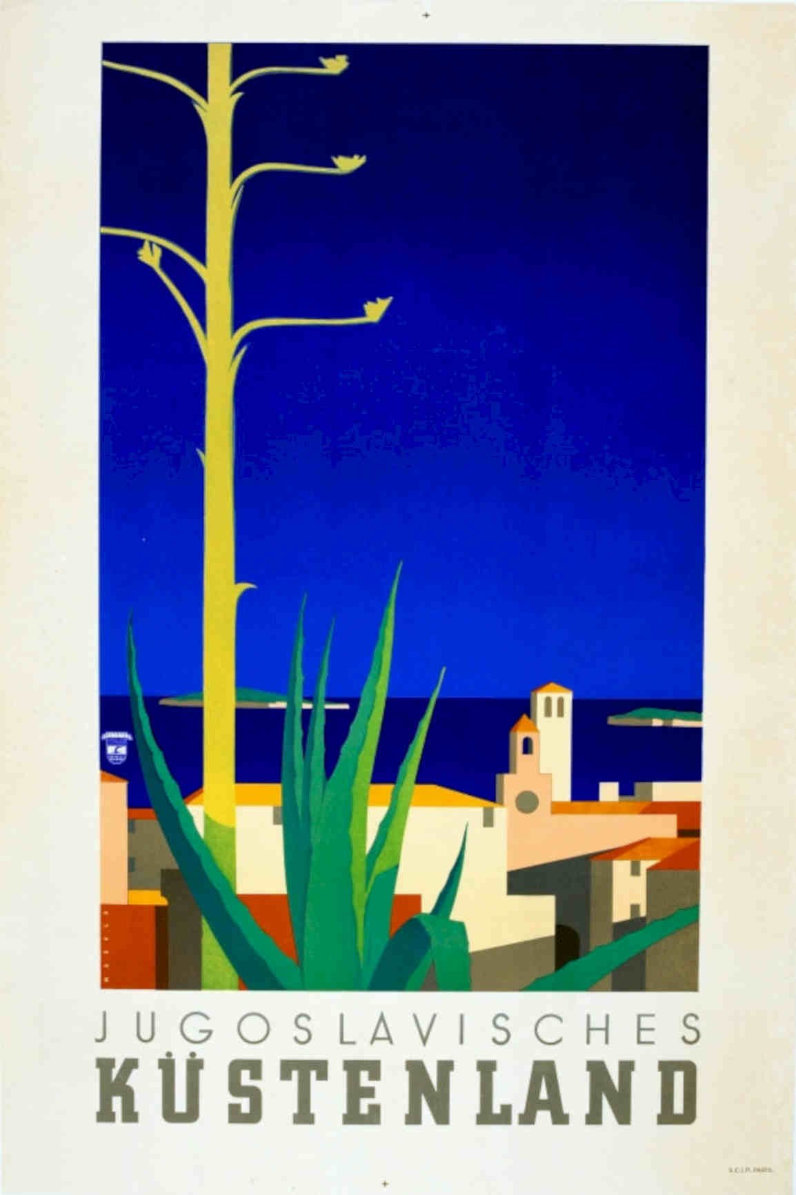 Yugoslavian Coastland Pine Vintage Retro Advert Poster A4 Photo Print