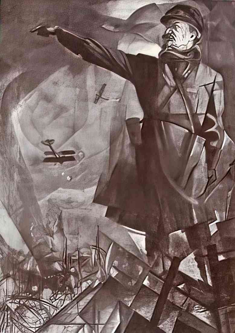 Yury Jury Annenkov leon trotsky SHARP A4 Photo Print
