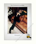 Yves Sofa Flowers Vintage Retro Advert Poster A4 Photo Print