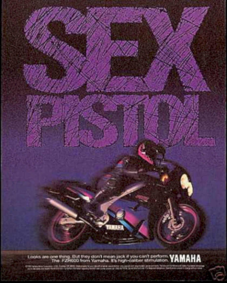Yzr Pistol Yamaha Vintage Retro Advert Ads A4 Photo Print