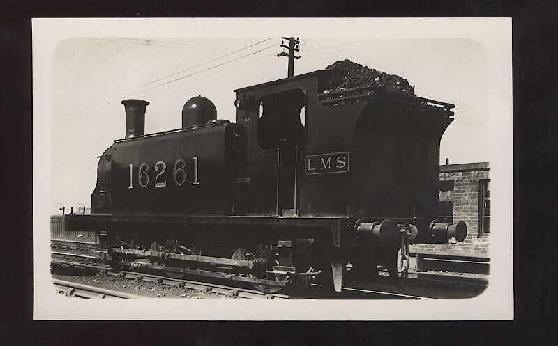 Z904 Lms Steam Train 16261 Vintage A4 Photo Print