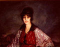 ZabaletIgnacio ZuloagY Retrato De LolCon Vestido De Flores Blancas A4 Photo Print