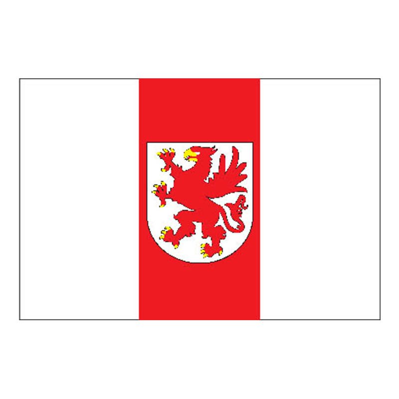 Zachpomorskie Prov Flag N3472 A4 Photo Print