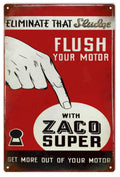 Zaco Super Flush Vintage Retro Advert Ads A4 Photo Print