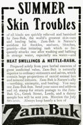 Zam Buk Summer Vintage Retro Advert Poster A4 Photo Print