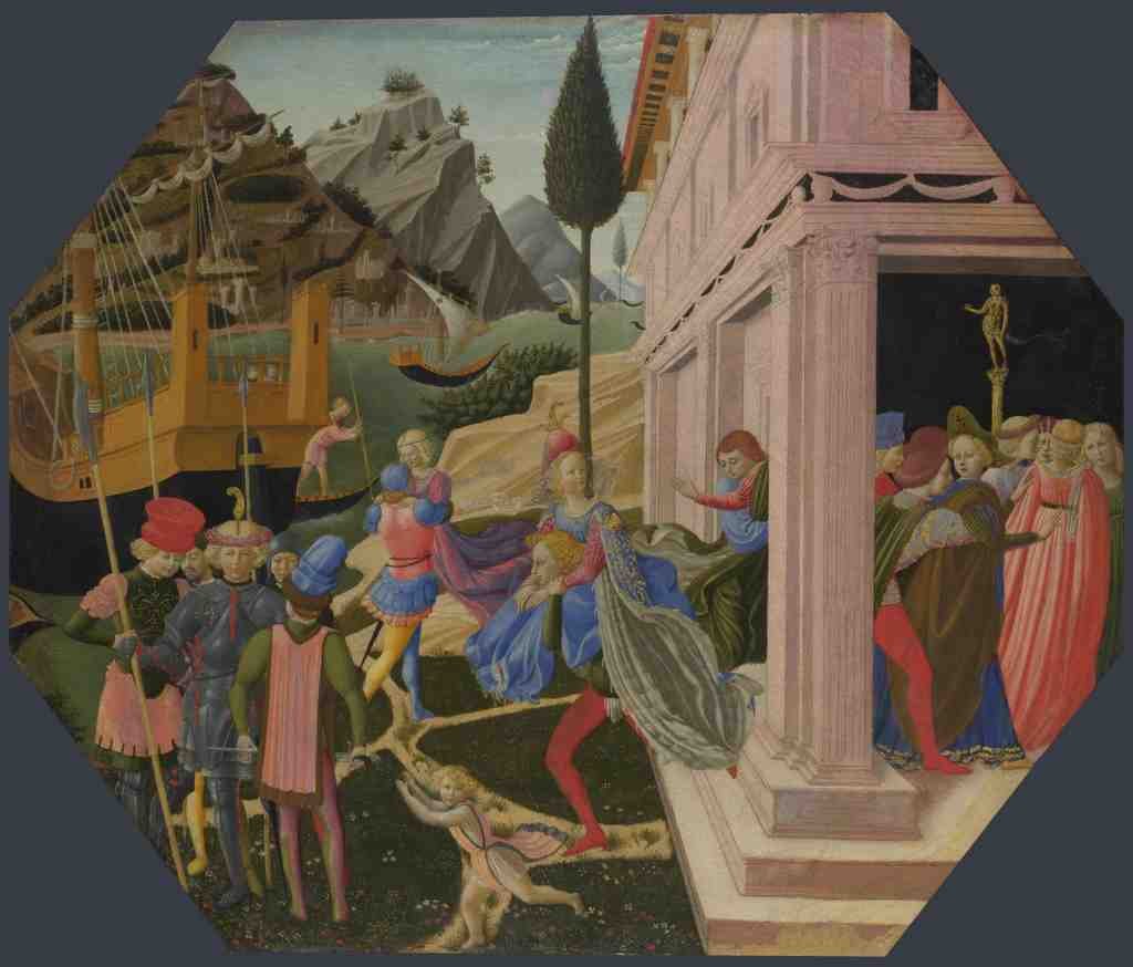 Zanobi Strozzi The Abduction of Helen A4 Photo Print
