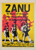 Zanu Soldiers Struggle Vintage Retro Advert Poster A4 Photo Print
