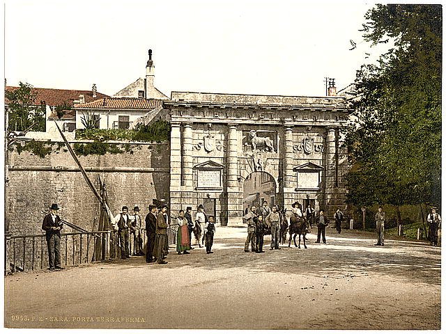 Zara Arch Terra Firma Dalmatia Vintage A4 Photo Print