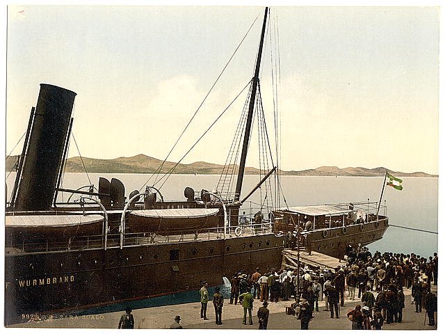 Zara landing place Dalmatia Vintage A4 Photo Print