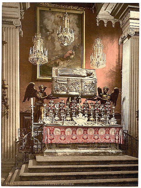 Zara sarcophagus of San Simeone Dalmatia Vintage A4 Photo Print