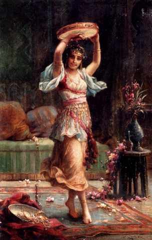 ZatzkHans The Tambourine Player A4 Photo Print