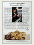 Zeffirelli Watches Rolex Vintage Retro Advert Poster A4 Photo Print