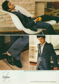 Zegna Suit Luna Vintage Retro Advert Poster A4 Photo Print