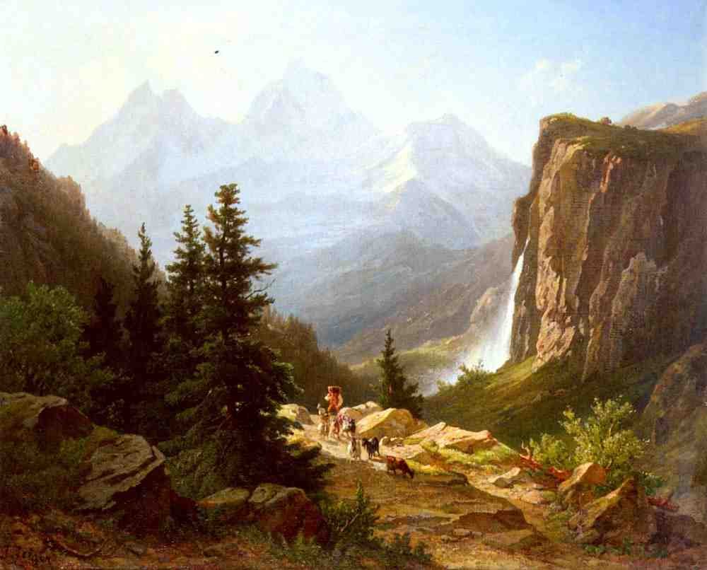 Zelger Joseph Lauterbrunnental A4 Photo Print