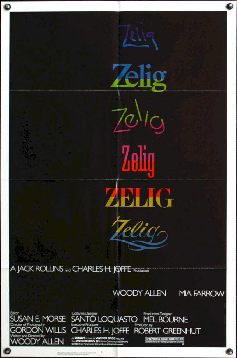 Zelig1 Vintage Retro Advert Poster A4 Photo Print