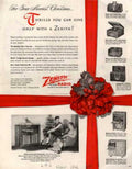 Zenith Christmas Radio Vintage Retro Advert Ads A4 Photo Print