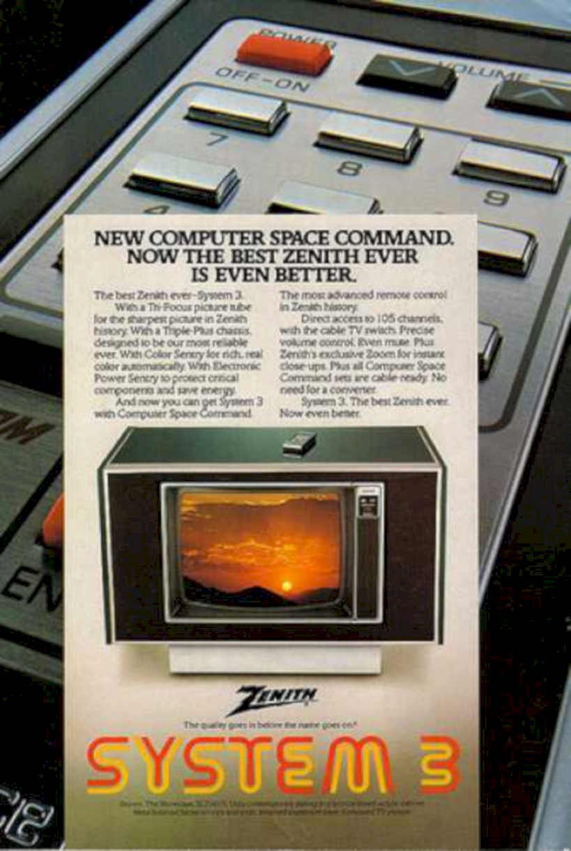 Zenith Computer Space Vintage Retro Advert Ads A4 Photo Print
