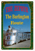 Zephyr Burlington Route Vintage Retro Advert Ads A4 Photo Print