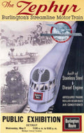 Zephyr Streamline Train 1930s Vintage Retro Advert Poster