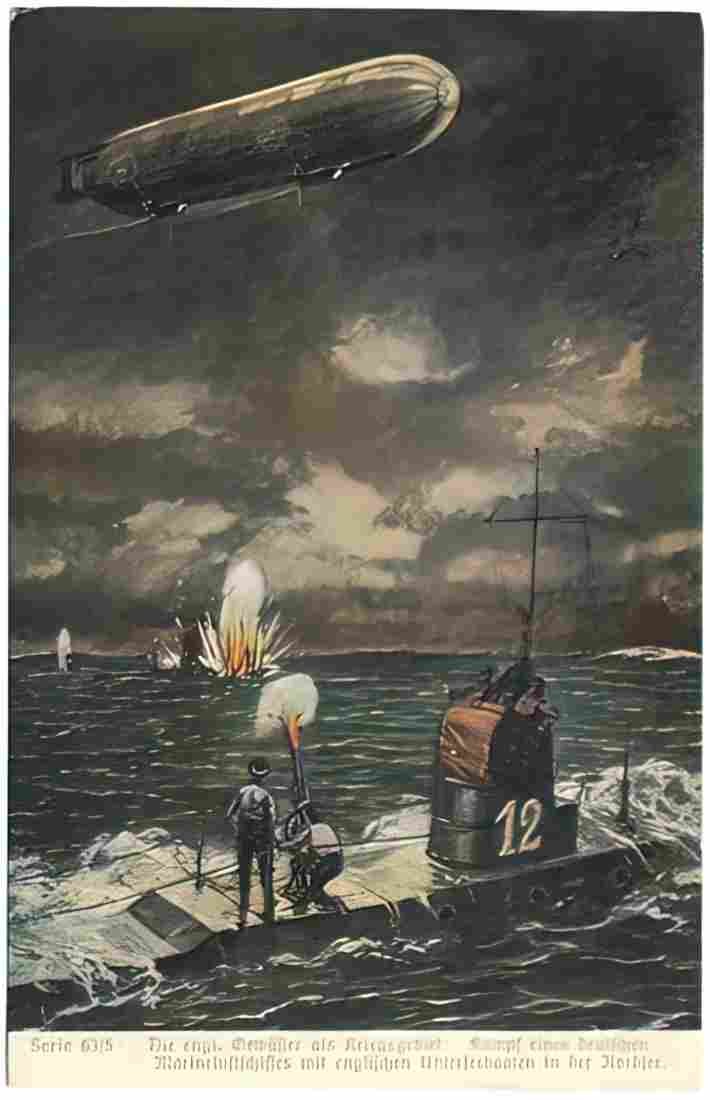 Zeppelin Airship 003 A4 Photo Print