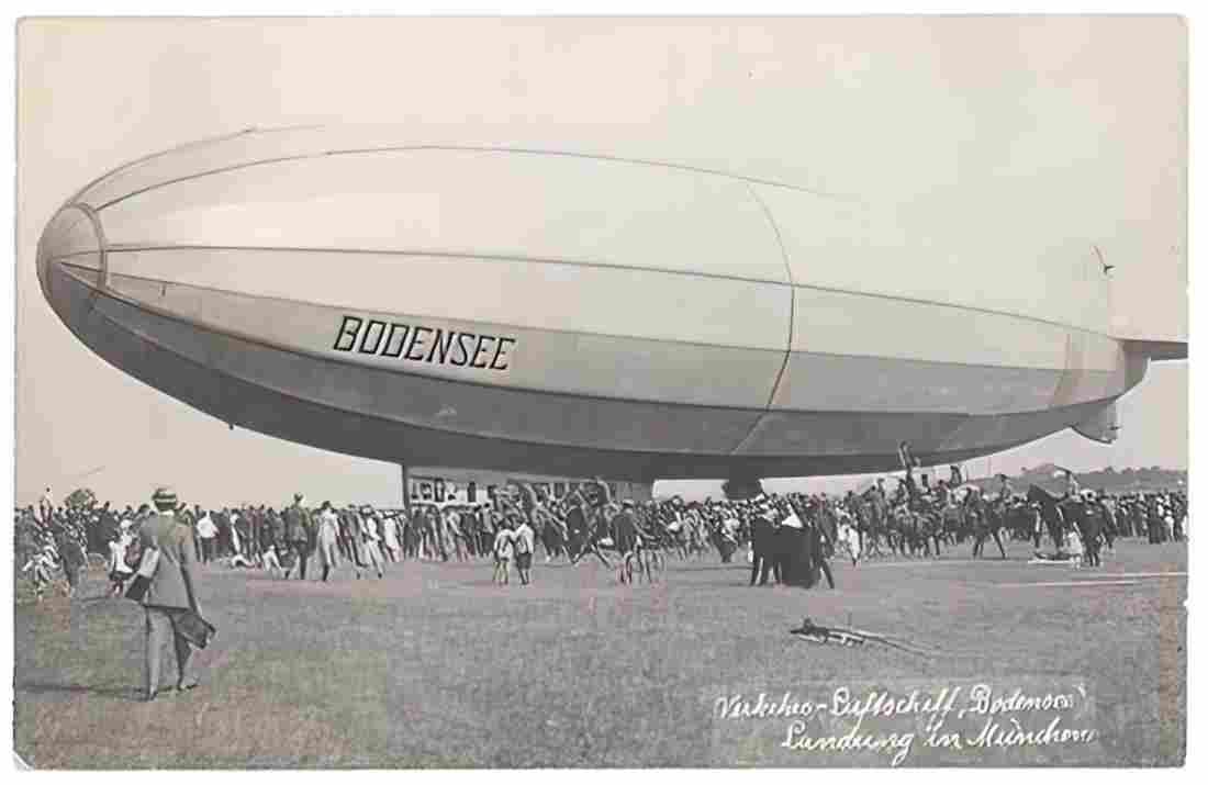 Zeppelin Airship 010 A4 Photo Print