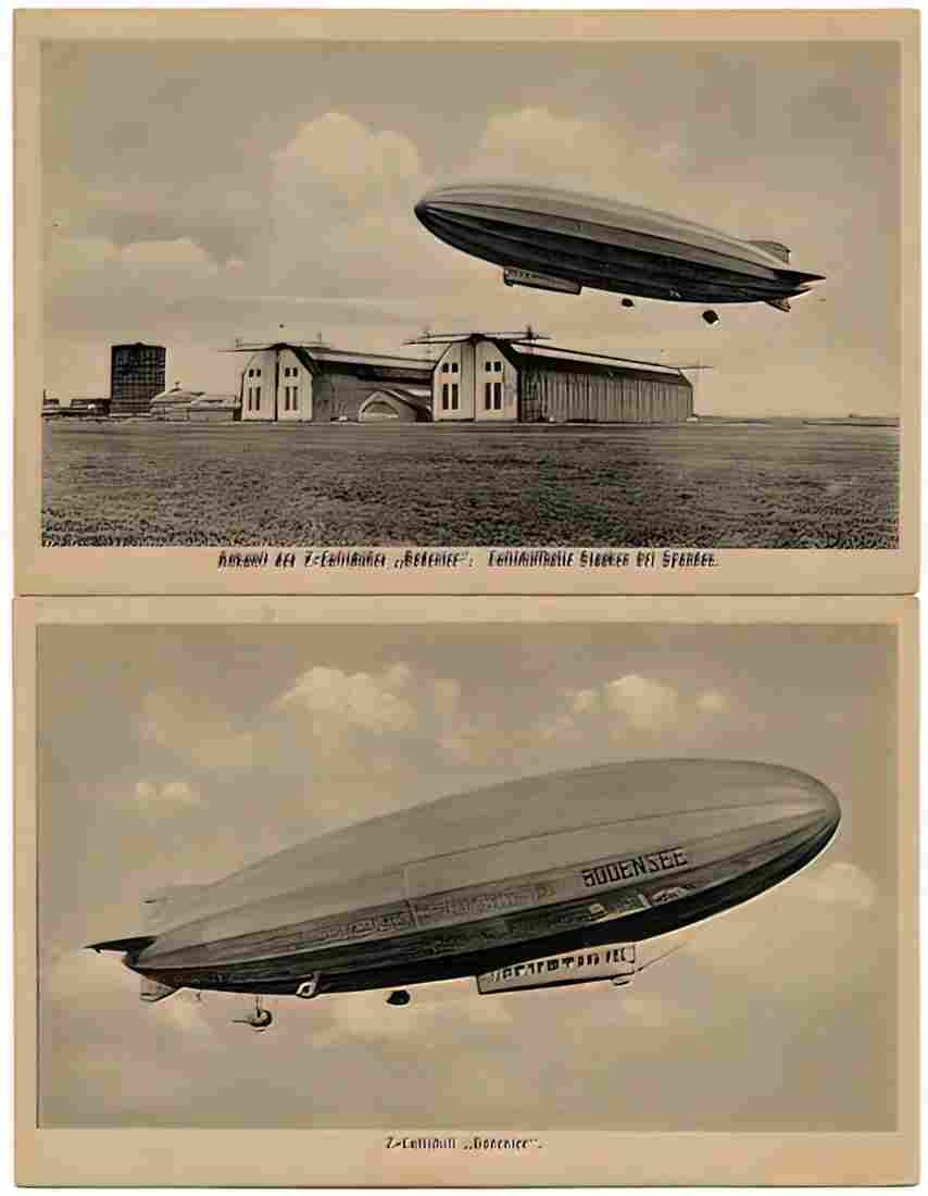 Zeppelin Airship 017 A4 Photo Print