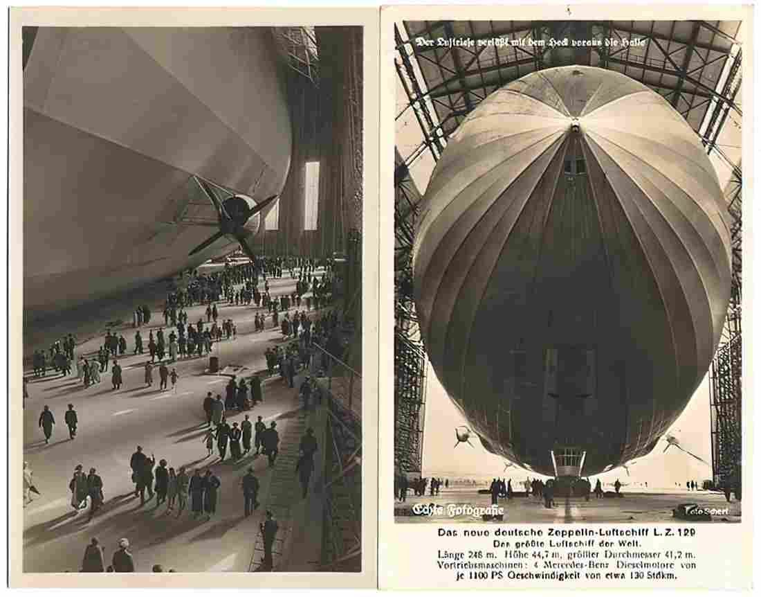 Zeppelin Airship 019 A4 Photo Print