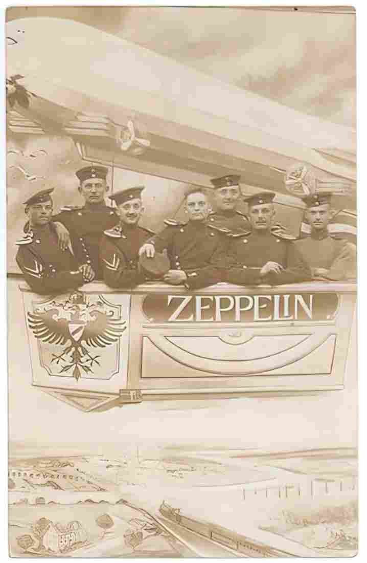 Zeppelin Airship 022 A4 Photo Print