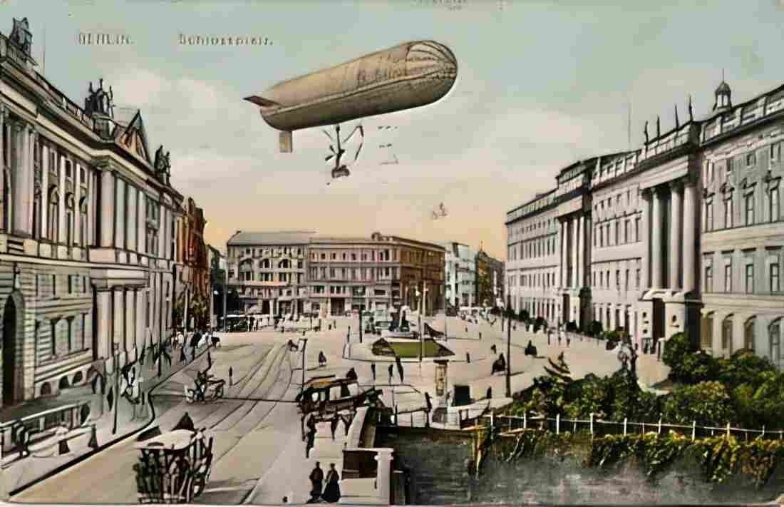 Zeppelin Airship 023 A4 Photo Print
