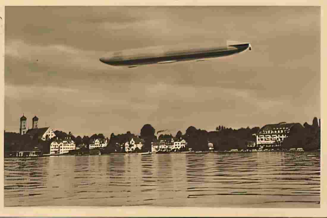 Zeppelin Airship 025 A4 Photo Print