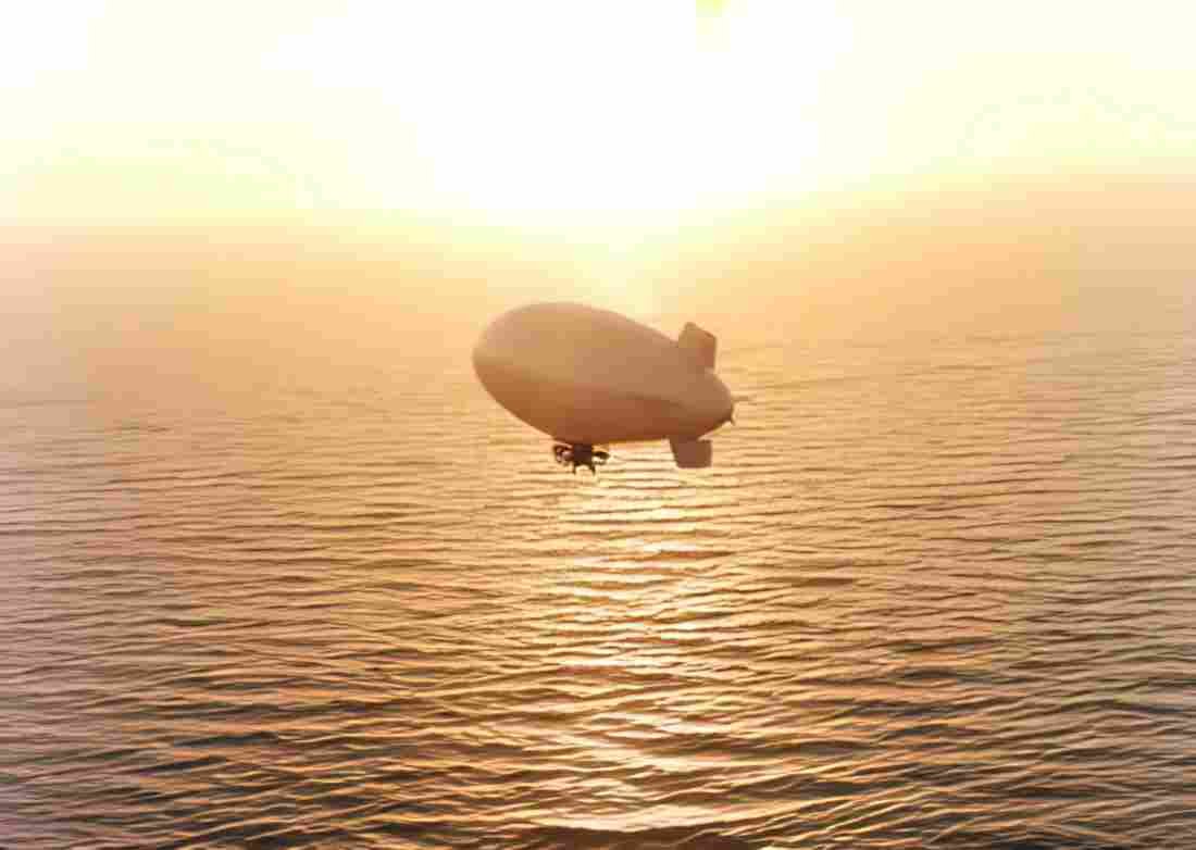 Zeppelin Airship 026 A4 Photo Print
