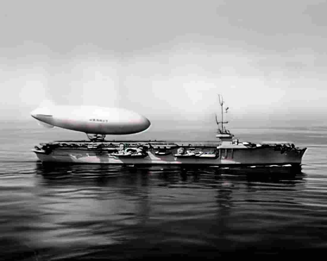 Zeppelin Airship 500 A4 Photo Print