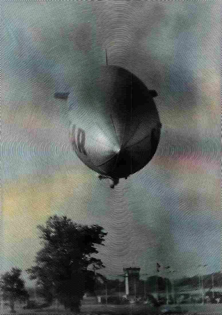 Zeppelin Airship 514 A4 Photo Print