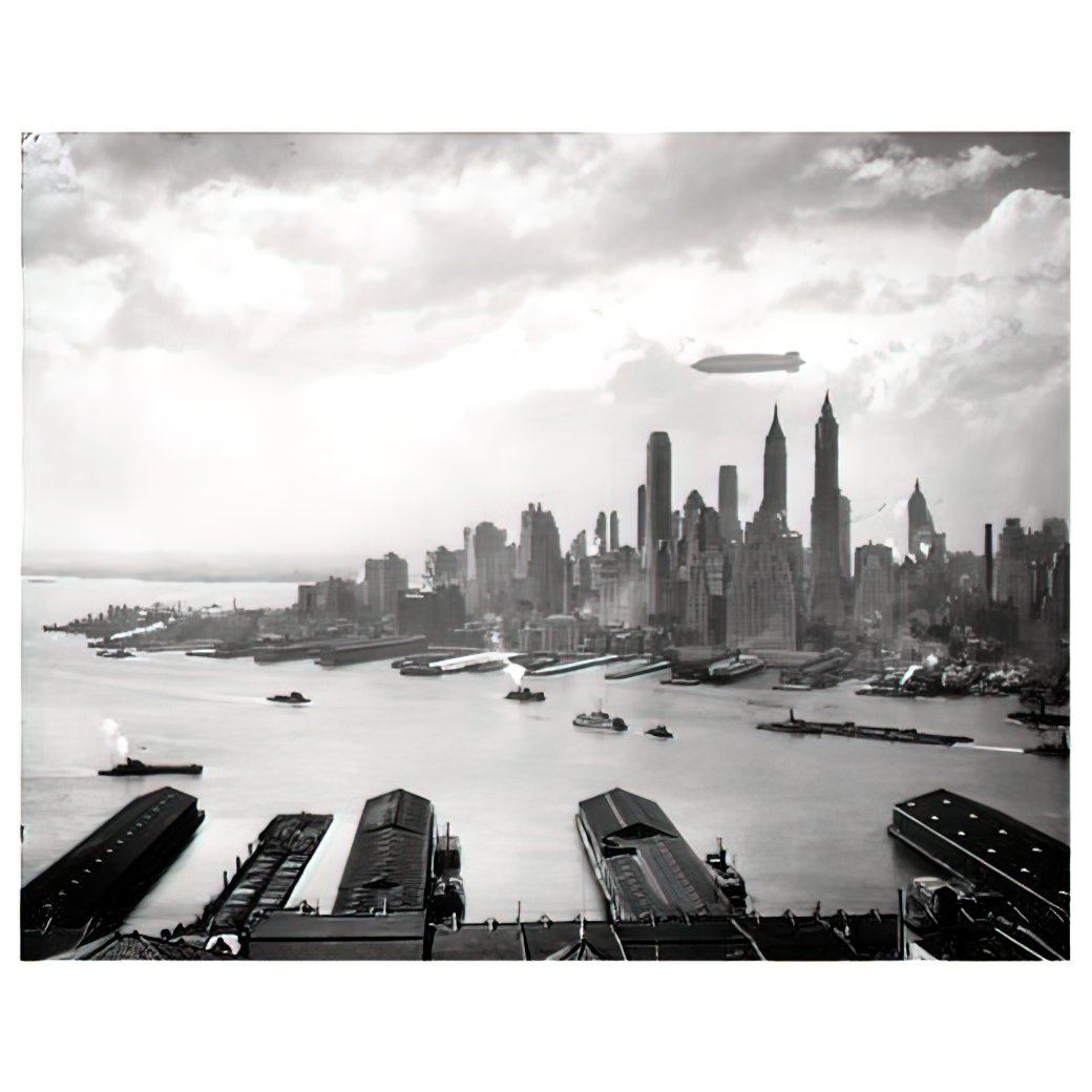 Zeppelin Airship 570 A4 Photo Print