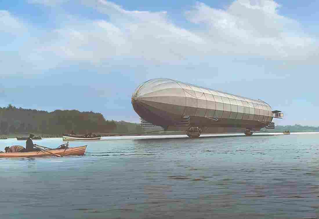 Zeppelin Airship 600 A4 Photo Print
