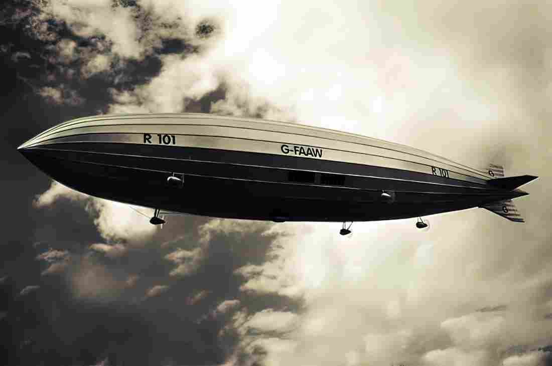 Zeppelin Airship 63 A4 Photo Print