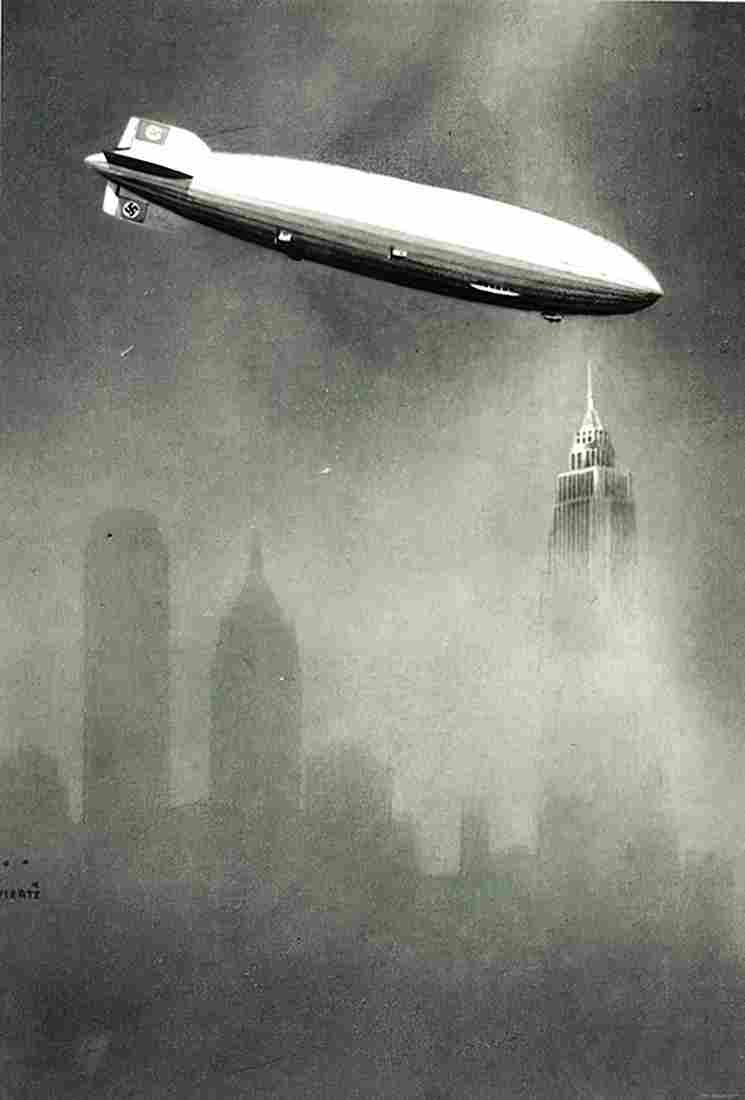 Zeppelin Airship 637 A4 Photo Print