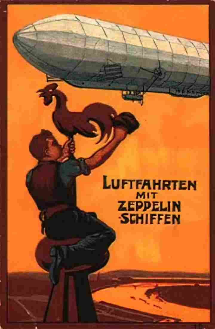 Zeppelin Airship 646 A4 Photo Print