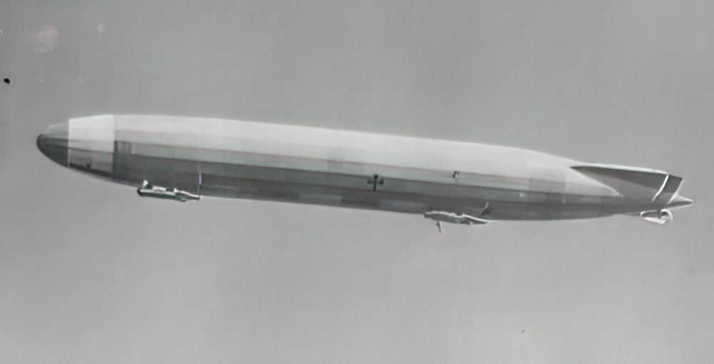 Zeppelin Airship 664 A4 Photo Print