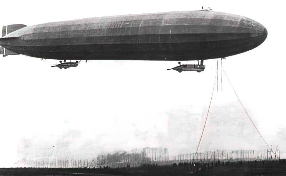 Zeppelin Airship 666 A4 Photo Print