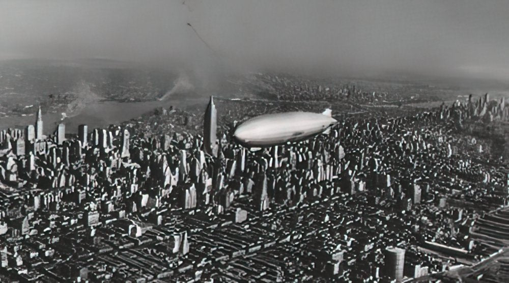 Zeppelin Airship 674 A4 Photo Print