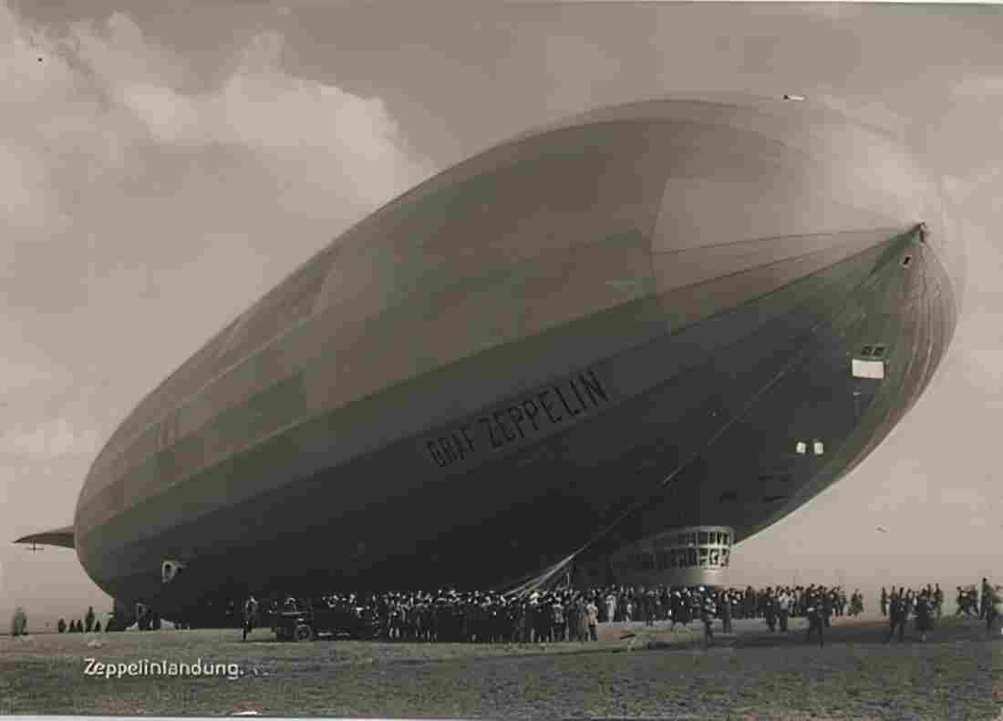Zeppelin Airship 836 A4 Photo Print