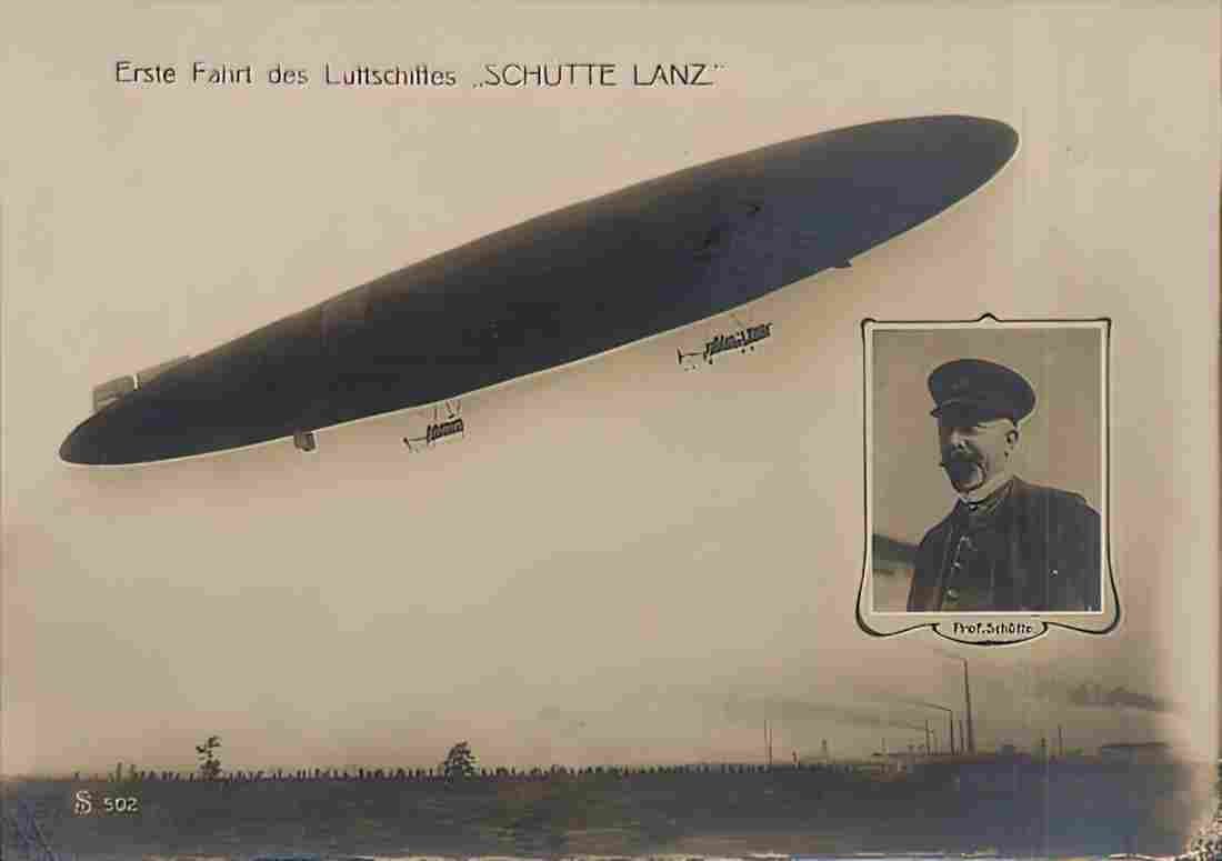 Zeppelin Airship 839 A4 Photo Print