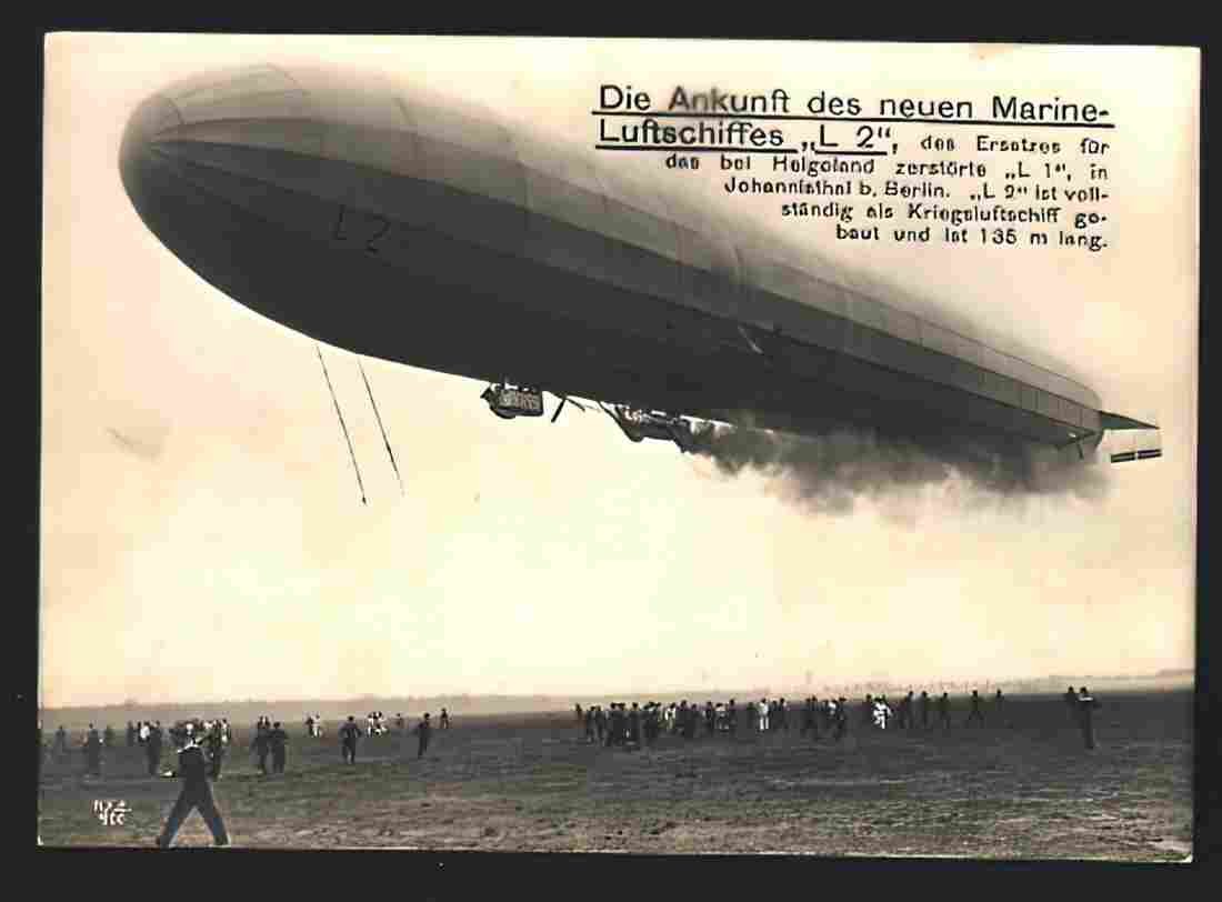 Zeppelin Airship 854 A4 Photo Print