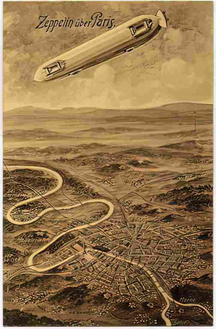 Zeppelin Airship 861 A4 Photo Print