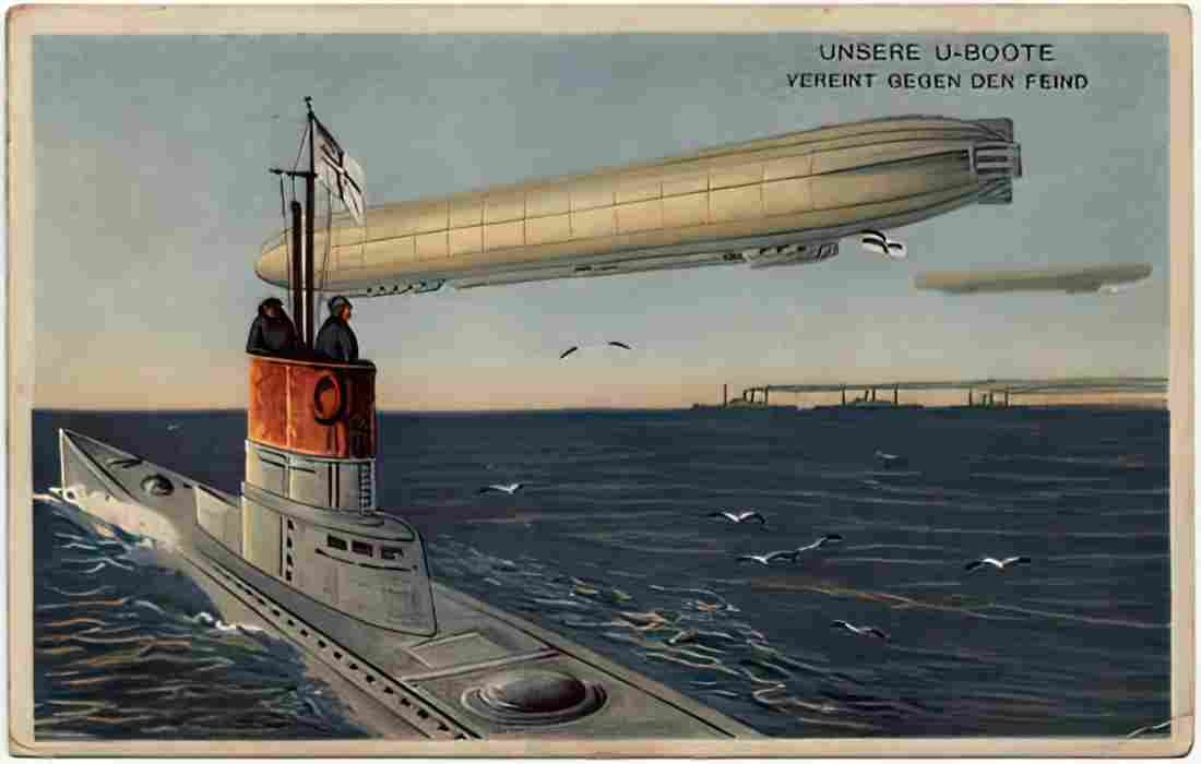 Zeppelin Airship 869 A4 Photo Print