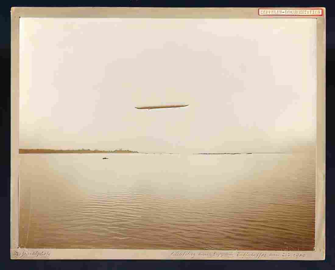 Zeppelin Airship 876 A4 Photo Print