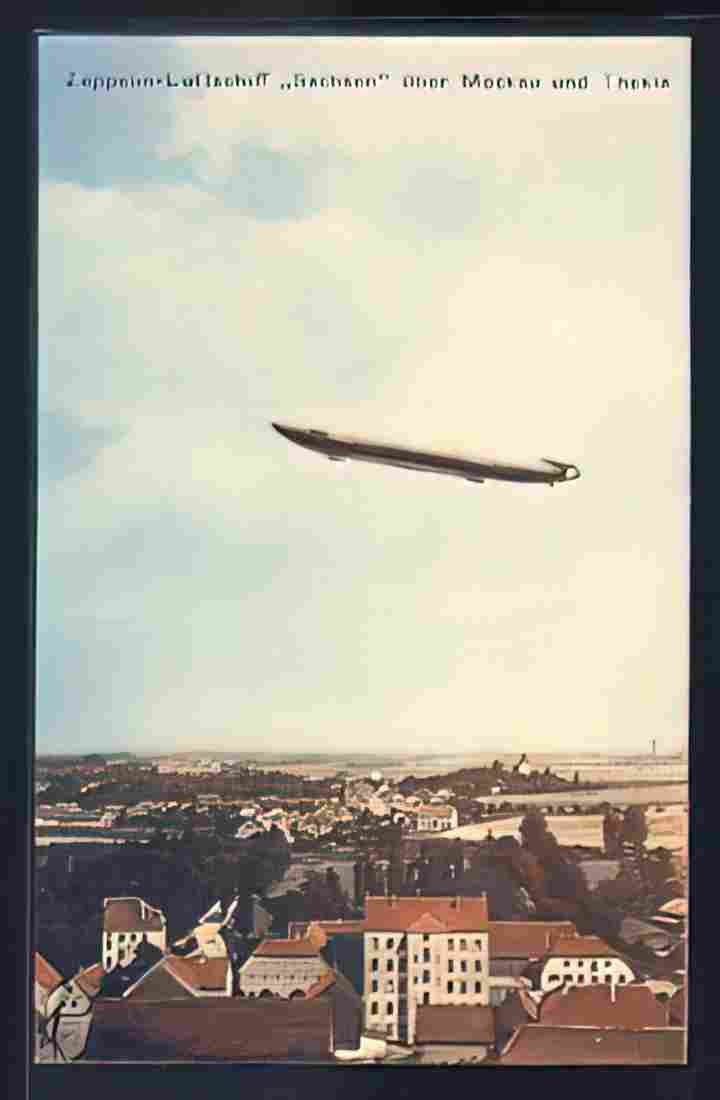 Zeppelin Airship 878 A4 Photo Print