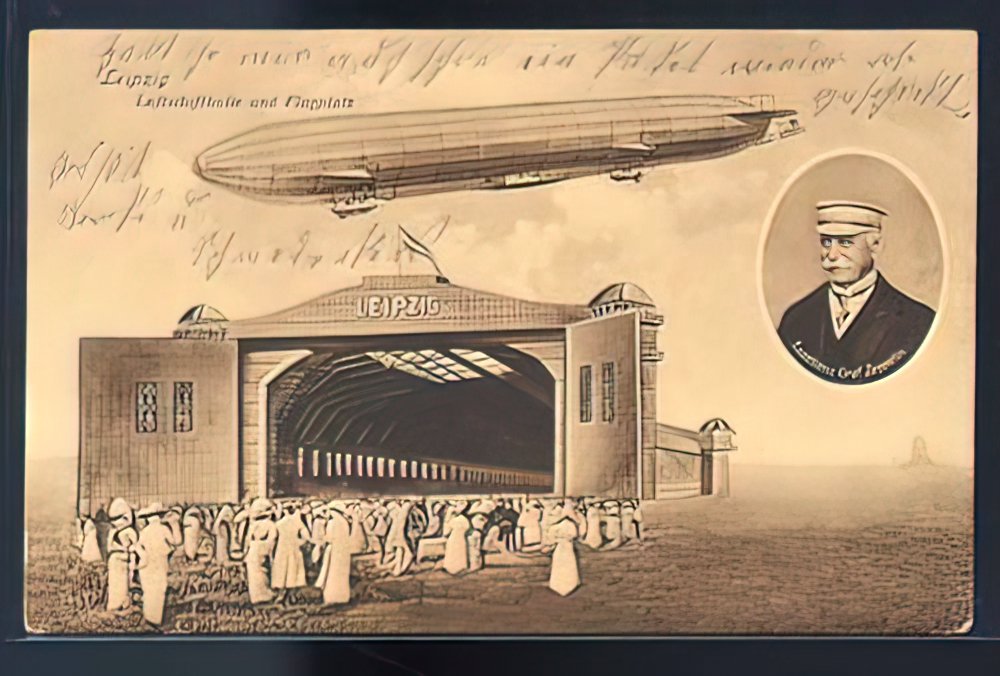 Zeppelin Airship 881 A4 Photo Print