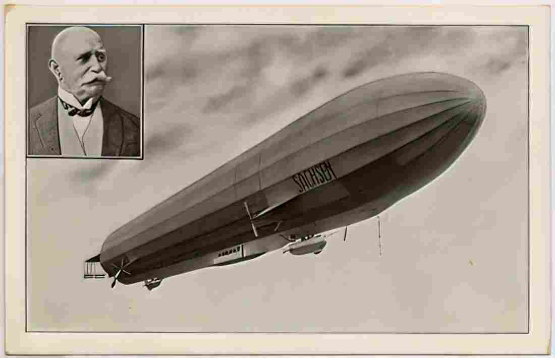 Zeppelin Airship 917 A4 Photo Print